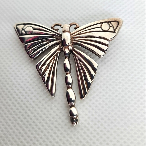 Hand & Hammer Jewelry - H&H Hand & Hammer Butterfly Brooch/Pin in Sterling Silver